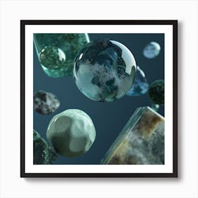 Sand And Stones Art Print