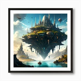 Spaceship Art Print