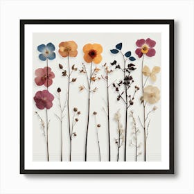 Flowers On A Table 1 Art Print