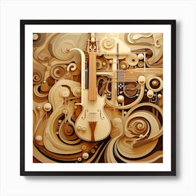 Acoustic Guitar Art Print