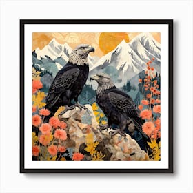 Bird In Nature Eagle 1 Art Print