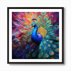 Peacock 15 Art Print