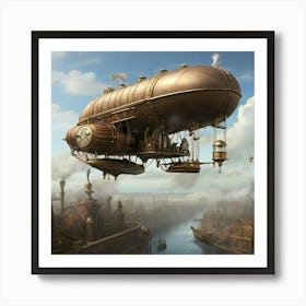 Steampunk Art print Art Print