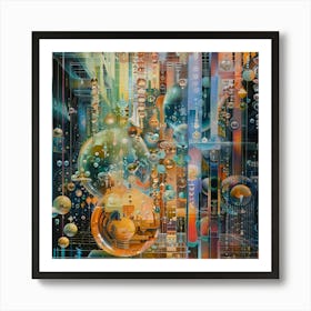 Space City 1 Art Print