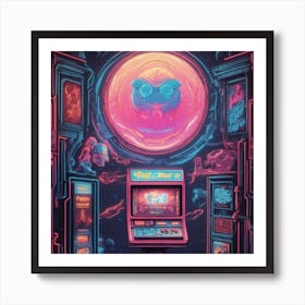 Arcade Machine Art Print