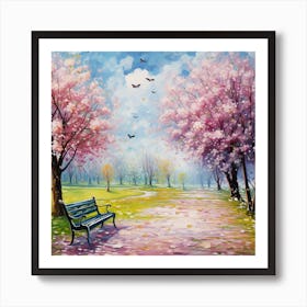 Cherry Blossoms 6 Art Print