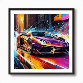 'Lambo' 4 Art Print