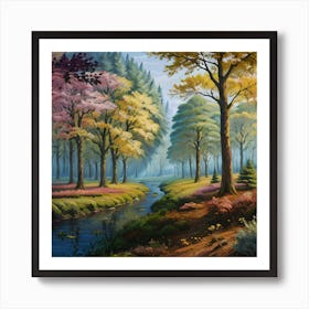 Forest In Spring Art Print