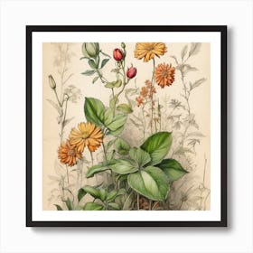 Wild Flowers Art Print