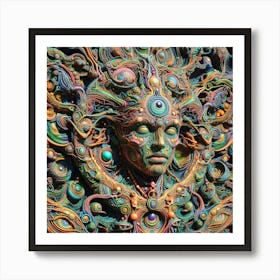 Psychedelic Art Magic Art Print