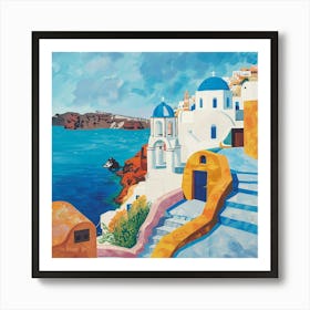 Santorini 5 Póster