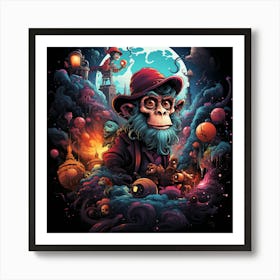 Monkey Buisness Art Print