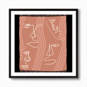 Face Of A Woman Art Print