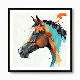 Horse Head Poster