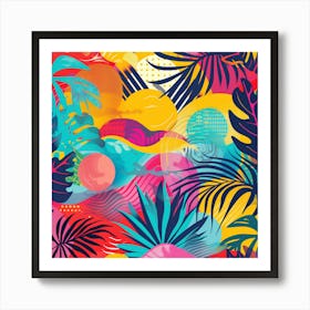 Tropical Background 1 Art Print