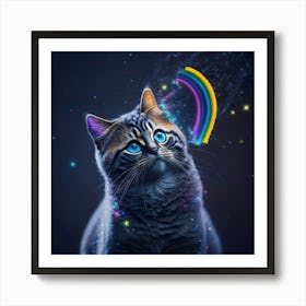 Cat Galaxy (80) Art Print