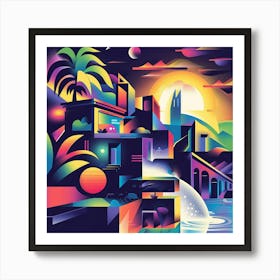 Cityscape 7 Art Print