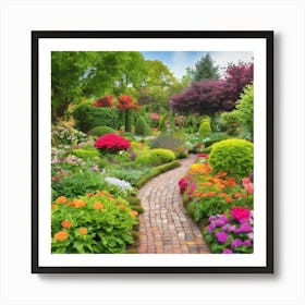 Garden Path Art Print