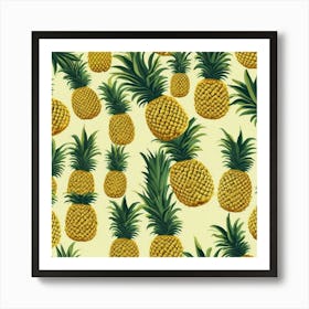 Pineapples 1 Art Print