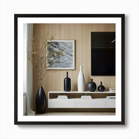 Modern Living Room 96 Art Print