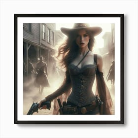 Cowgirl Hd Wallpaper Poster