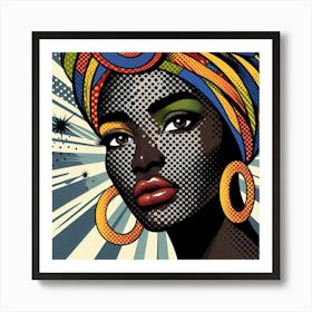 Zahra Pop African Woman Art Print