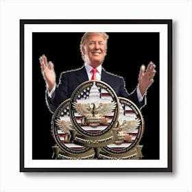 Trump'S Medals Art Print