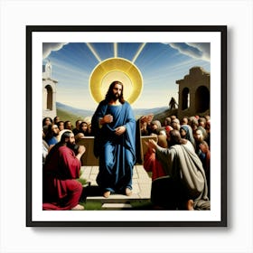 Jesus Two Art Print