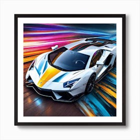 Lamborghini Huracan 23 Art Print