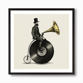 Music Man Square Art Print