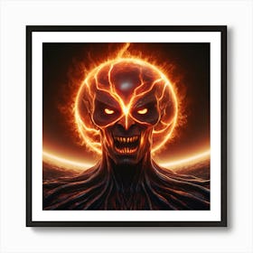 Demon Head Art Print