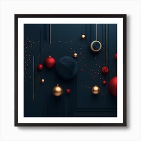 Christmass Abstract 005 1 Art Print