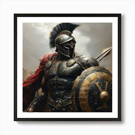 Warrior Greek Art Print