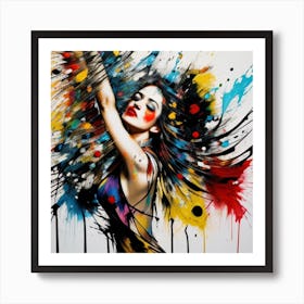 Abstract Dancer 1 Art Print