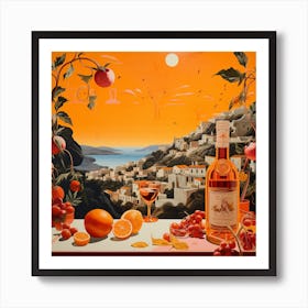 orange city Art Print