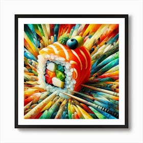 Sushi Art Print