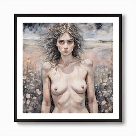 'The Woman In The Field' All about Eve Serie 2 Art Print