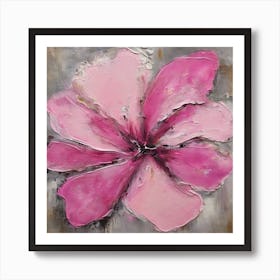 Pink Petunia 1 Art Print
