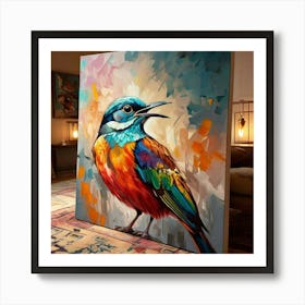 Colorful Bird Art Print