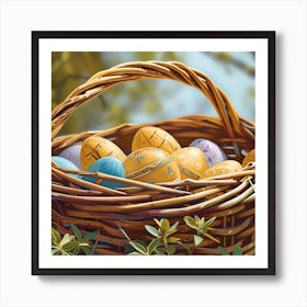 Easter Basket 2 Art Print