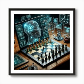 Chess Game 1 Art Print