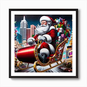 Santa Claus S Present Of Peace 05 Art Print