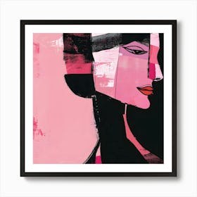 Woman'S Face 2 Art Print