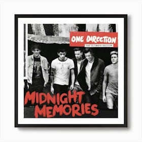 Midnight Memories (Deluxe Edition) (by One Direction) Art Print