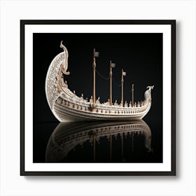 Viking Ship 1 Art Print