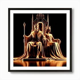 King And Queen Art Print