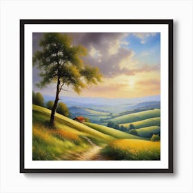 Landscape Painting 114 Art Print