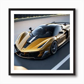 Ferrari F12 Supercar Poster