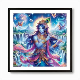 Lord Krishna 1 Art Print