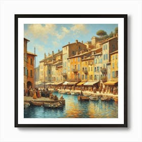 Port Of Saint Helena Art Print Art Print